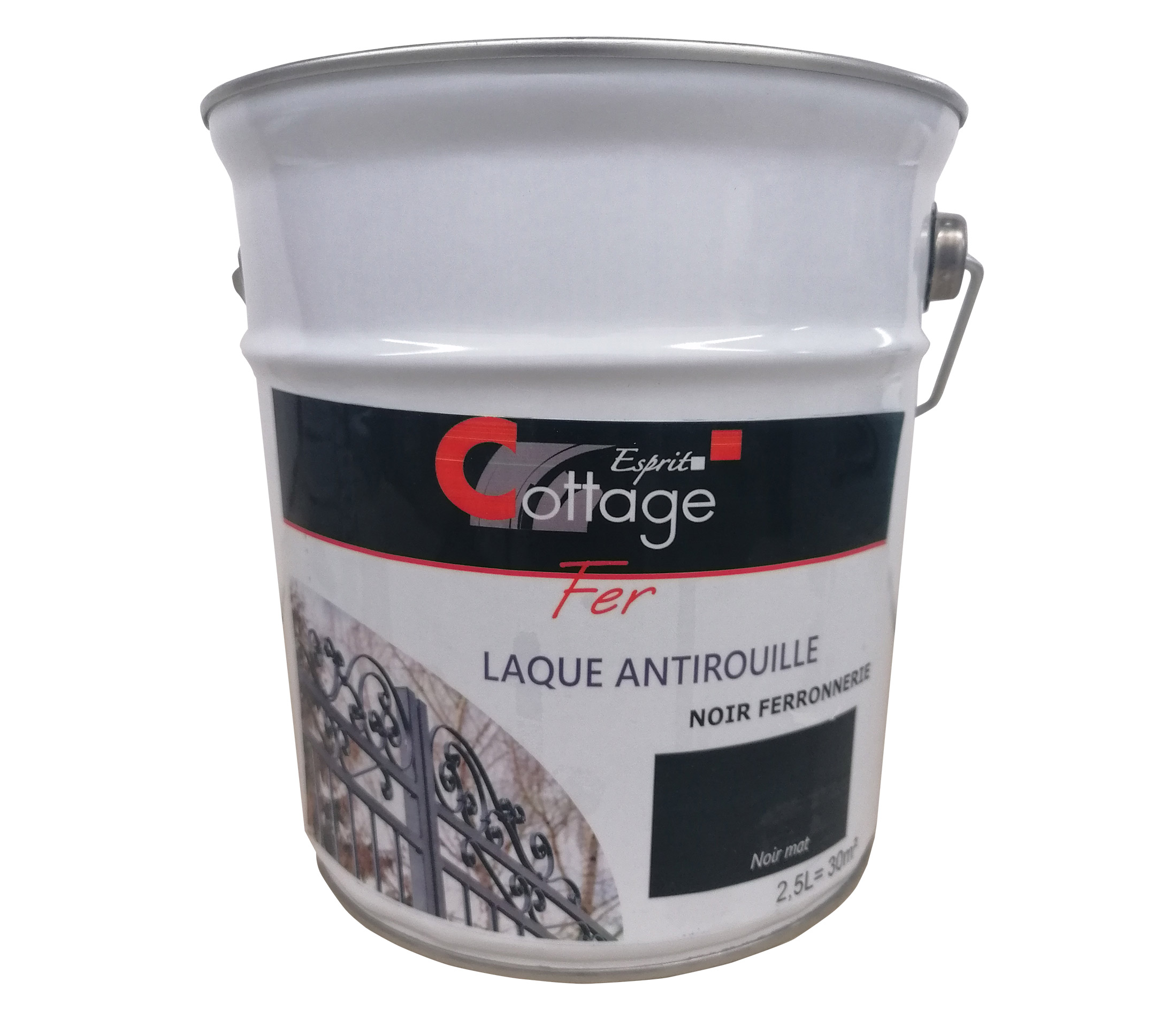 noir mat ferronerie 25l
